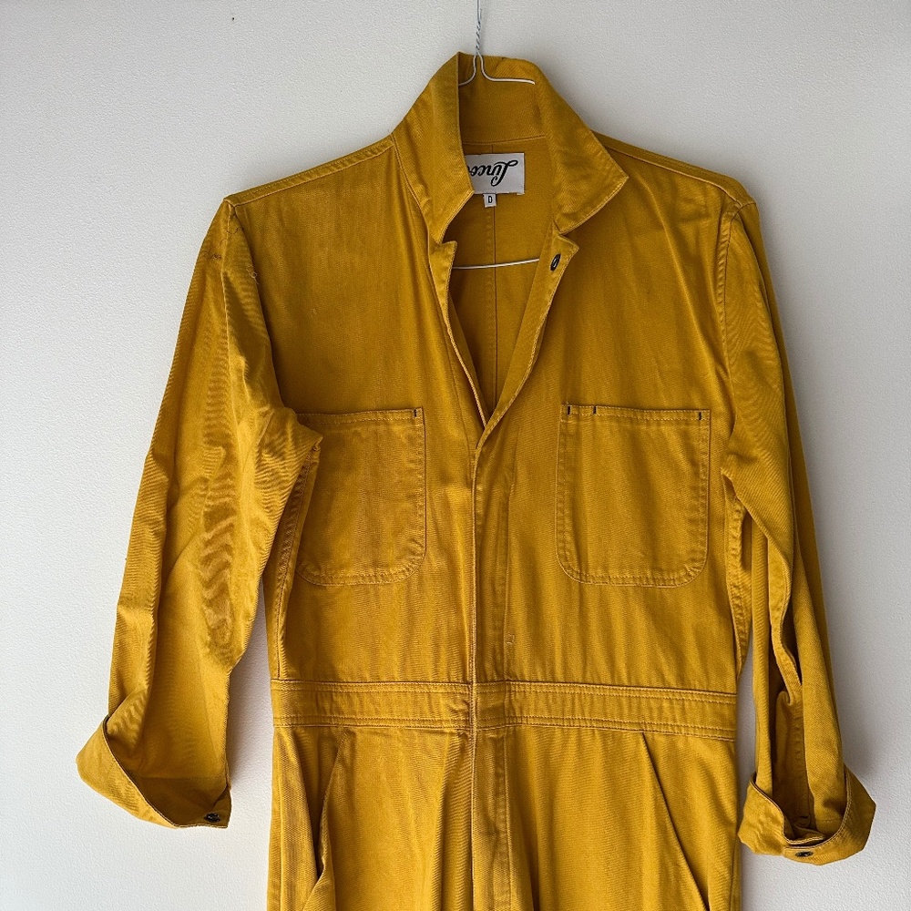 Lincoln Mustard Unisex Jumpsuit